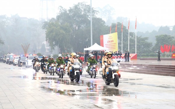 Lào Cai ra quân đợt cao điểm bảo đảm an ninh trước Đại hội XIV